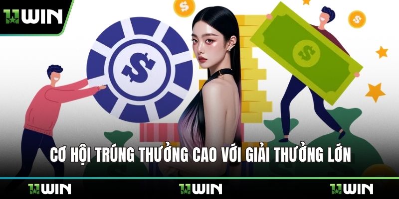 Cơ hội trúng thưởng cao với giải thưởng lớn