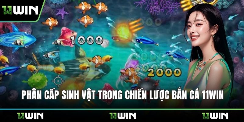 Phân cấp sinh vật trong chiến lược bắn cá 11WIN