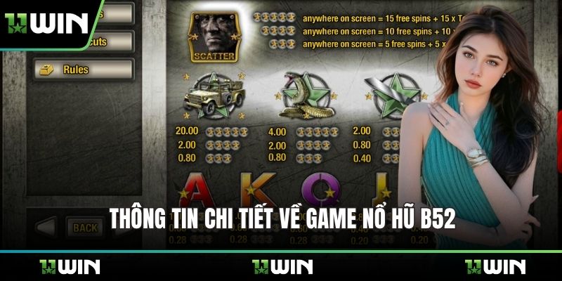 Thông tin chi tiết về game nổ hũ B52