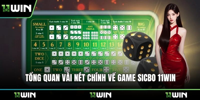 Tổng quan vài nét chính về game Sicbo 11WIN